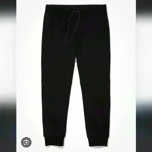AEO Black Jogger Sweatpants - Picture 1 of 4